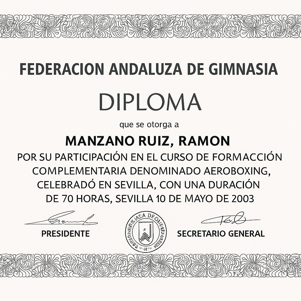 Certificación Aeroboxing
