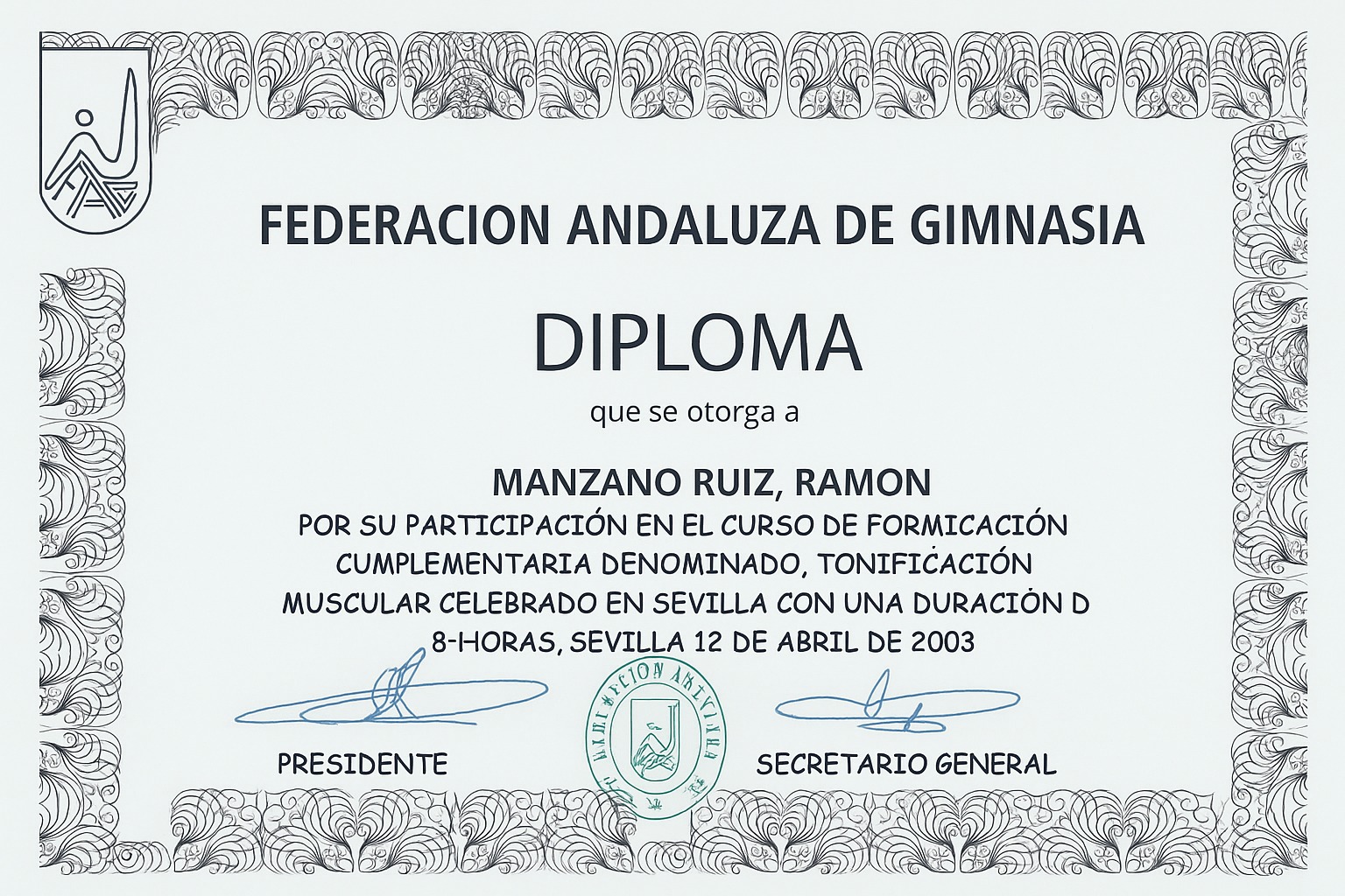 Certificación Tonificación Personal